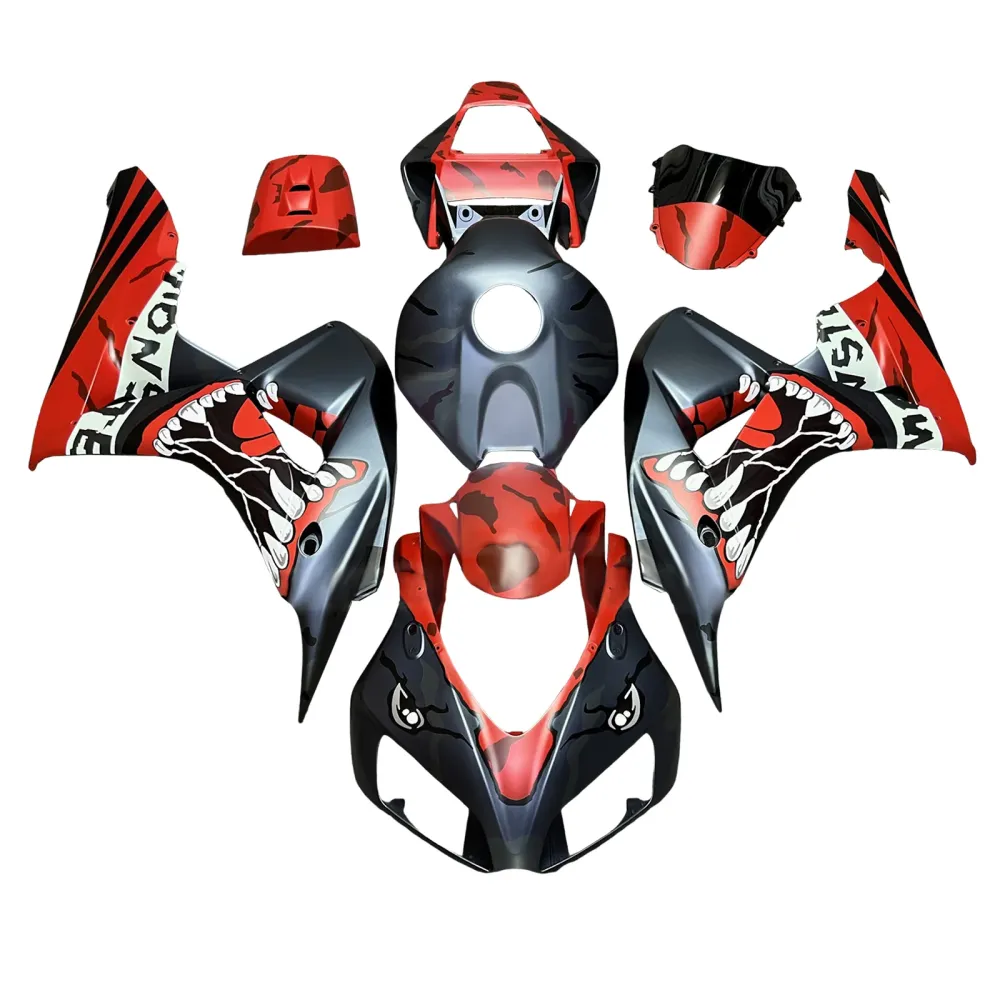 Injectiekuipset carrosserie kunststof ABS voor Honda CBR1000RR 2006-2007