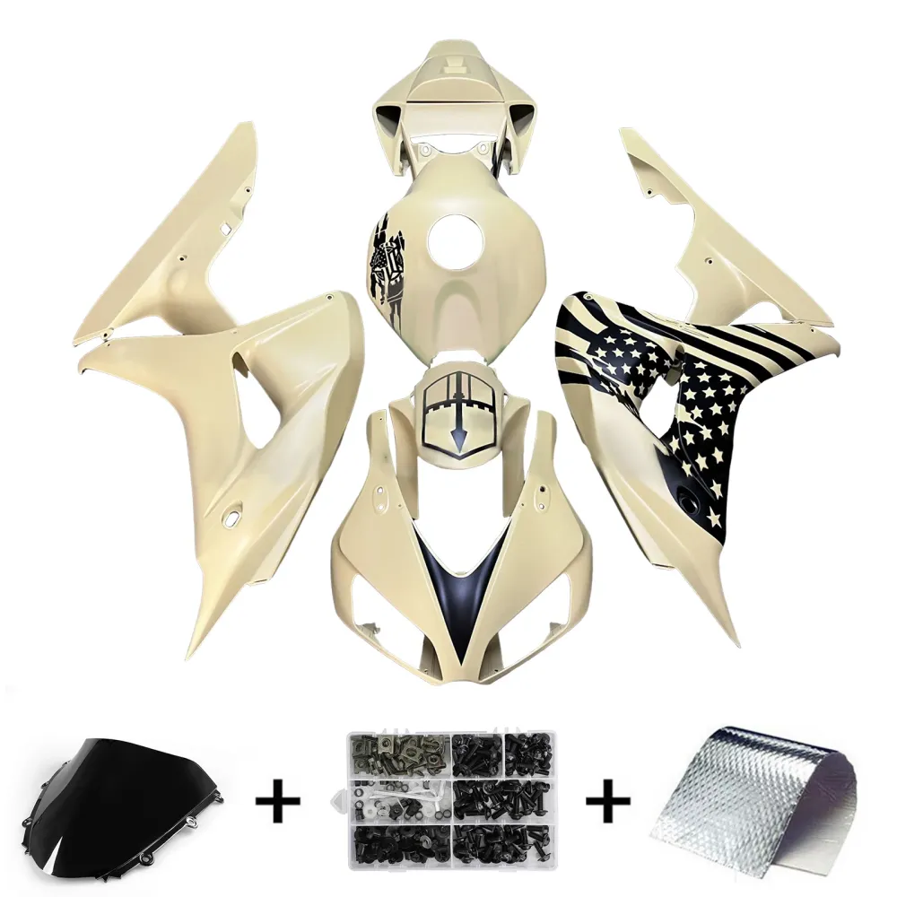 Injectiekuipset carrosserie kunststof ABS voor Honda CBR1000RR 2006-2007