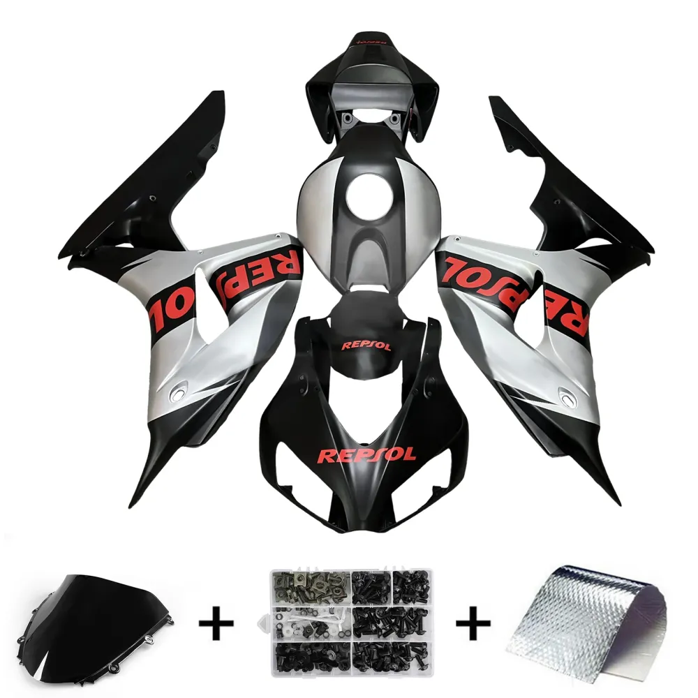 Injectiekuipset carrosserie kunststof ABS voor Honda CBR1000RR 2006-2007
