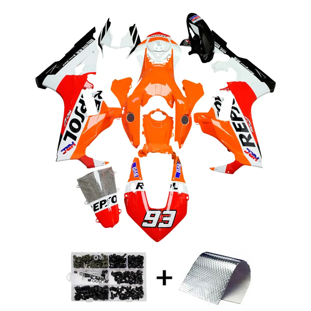 Injectiekuipset carrosserie kunststof ABS voor Honda CBR1000RR 2017-2023