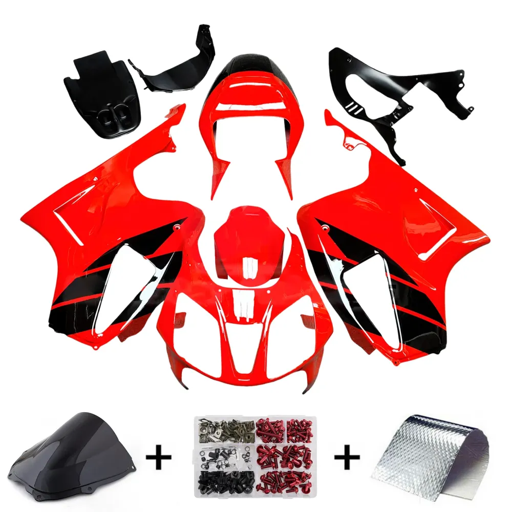 Injectiekuipset carrosserie kunststof ABS voor Honda VTR1000 RC51 2000-2006