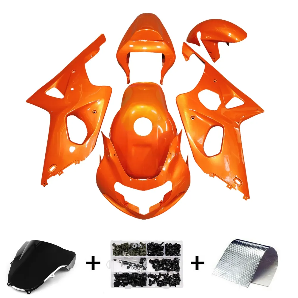 Injectiekuipset carrosserie kunststof ABS voor Suzuki GSXR1000 2000-2002 K1 K2