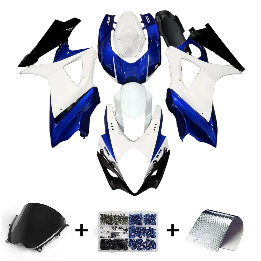 Injectiekuipset carrosserie kunststof ABS voor Suzuki GSXR1000 2007-2008 K7