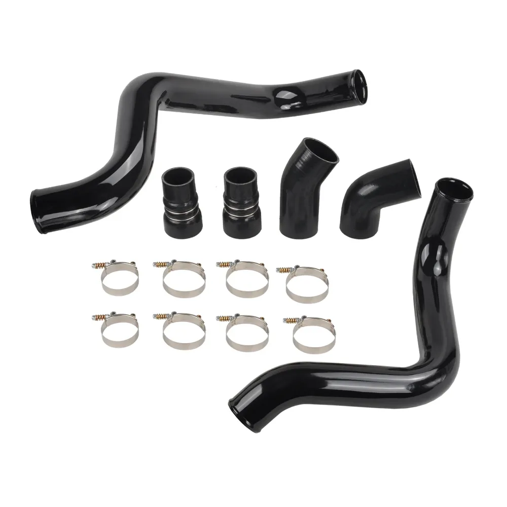 3" Intercoolerpijphoesset voor GM 6.6L LB7 Duramax Diesel 2002-2004 Zwart