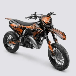 IONIK - Semi-personifieerbare Supermotard-decoratieset - Oranje