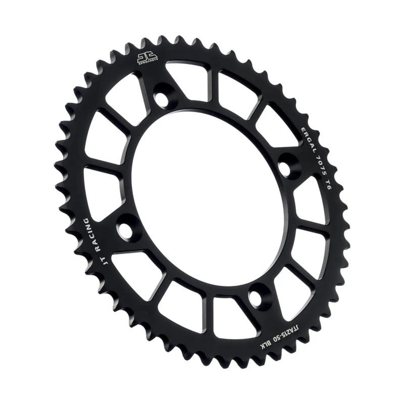 JT SPROCKETS Aluminium ultralicht zelfreinigend achtertandwiel 215 - 420