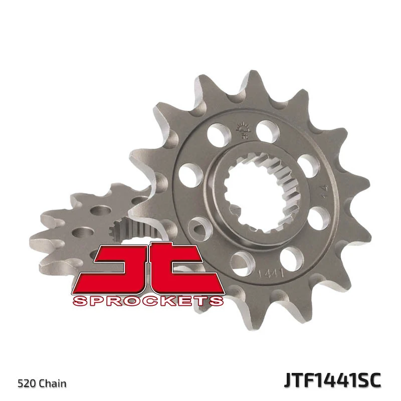 JT SPROCKETS Staal zelfreinigend voortandwiel 1441 - 520