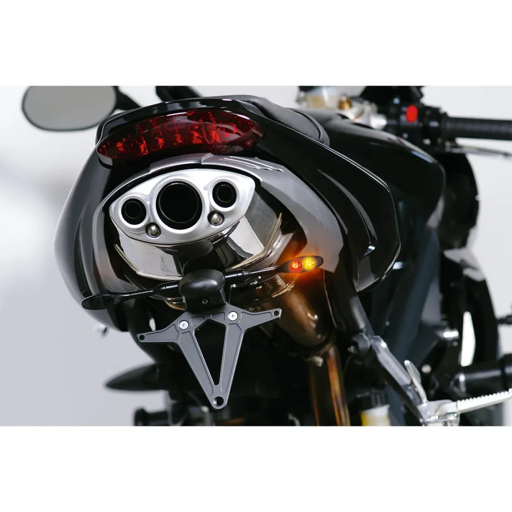 Kellermann Micro 1000 DF 3 1 Mini LED Motorfiets Achterlicht / Knipperlicht Zwart