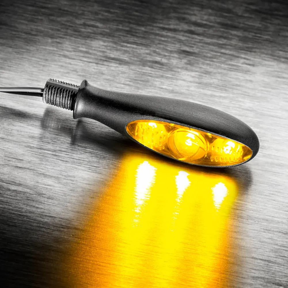 Kellermann Micro S Dark Mini LED Motorfiets Richtingaanwijzer