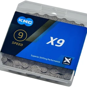 KMC X9 ketting 9-speed grijs