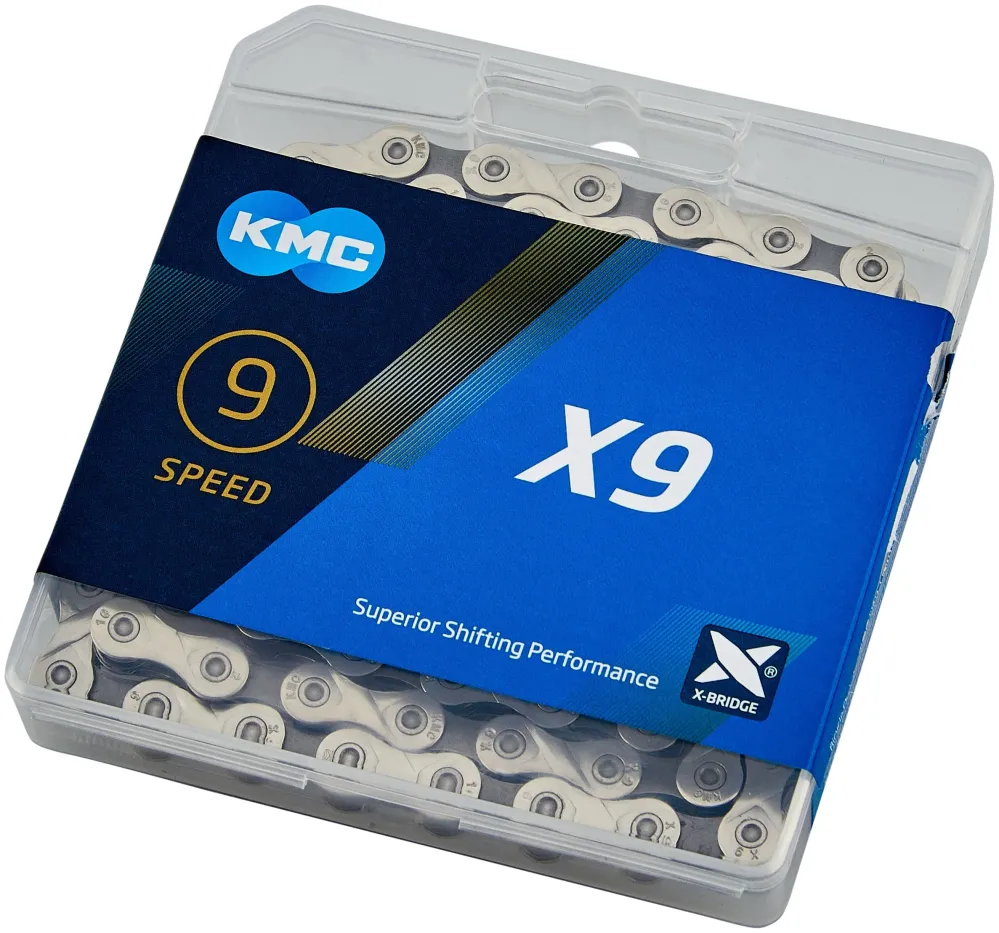 KMC X9 Ketting 9-speed zilver/grijs 114L