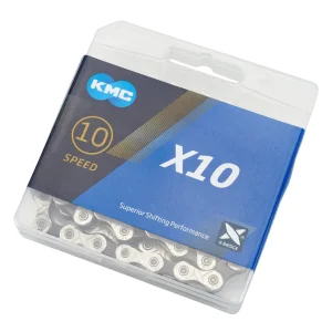 KMC X10 ketting 10-speed zilver/zwart