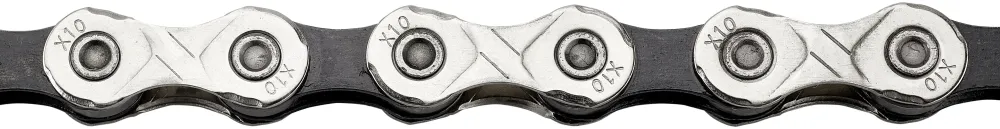 KMC X10 ketting 10-speed zilver/zwart