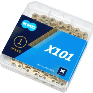 KMC X101 Ketting 1-speed goud