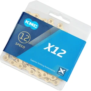 KMC X12 Ti-N ketting 12-speed goud