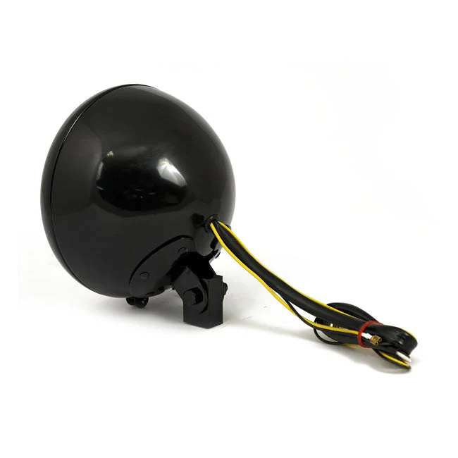 Koplamp 7" Harley FL Style Zwart FLST 86-17