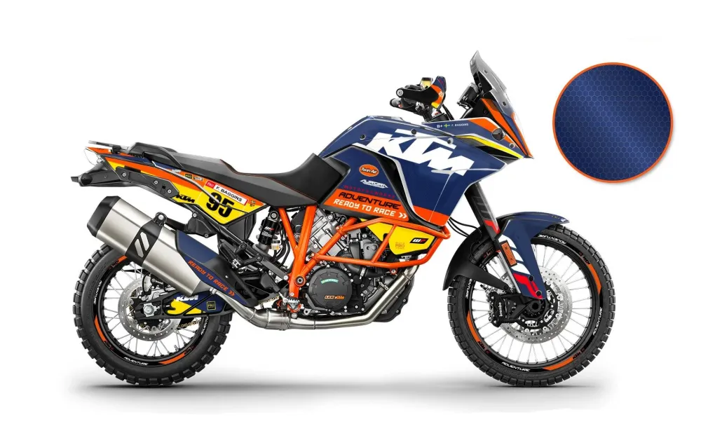 KTM 1190 Adventure GRAPHICS - "WAYPOINTER" (Dawn/Honeycomb)