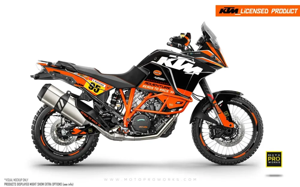KTM 1190 Adventure GRAPHICS - "WAYPOINTER" (Midnight)