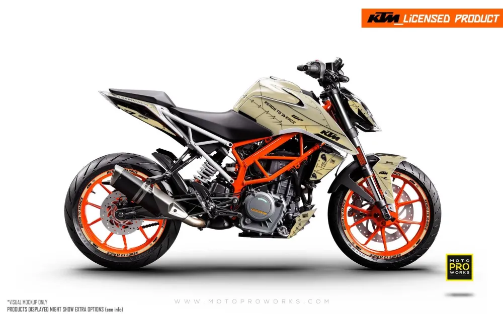 KTM 125 Duke GRAPHICS - "Liberty" (Sand)