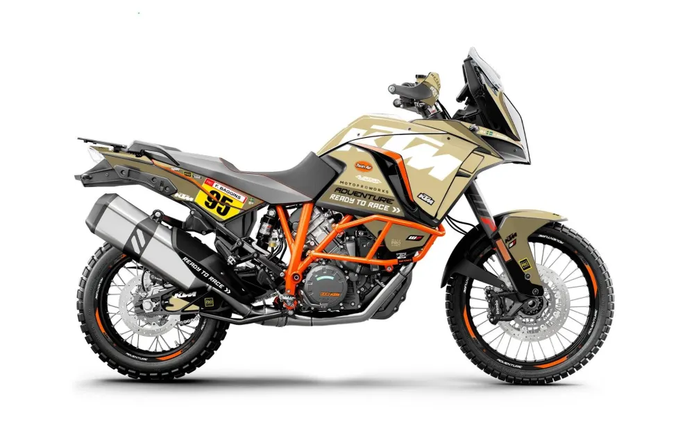KTM 1290 Super Adventure 2017-2020 GRAPHICS - "Waypointer" (Sand)