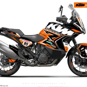KTM 1290 Super Adventure GRAPHICS - "Atlantic" (Zwart/Oranje)
