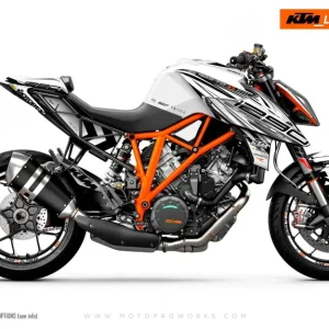 KTM 1290 Super Duke R 2014-2019 - "Vortex" (Wit)
