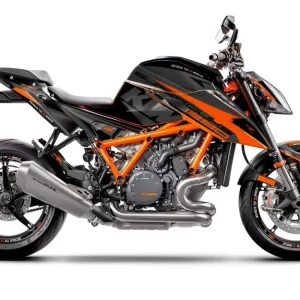 KTM 1290 Super Duke R 2020-2023 GRAPHICS - "Torque" (Zwart/Oranje)