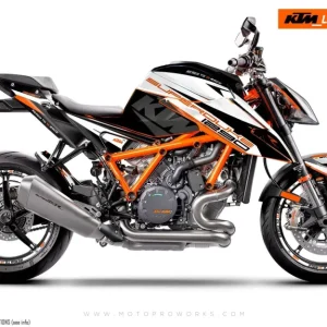 KTM 1290 Super Duke R 2020-2023 - "Torque" (Wit/Zwart/Oranje)