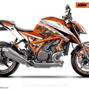 KTM 1290 Super Duke R 2020-2023 - "Torque" (Wit/Oranje)