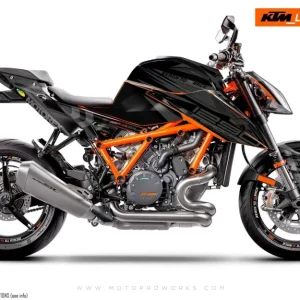 KTM 1290 Super Duke R 2020-2023 - "Vortex" (Zwart)