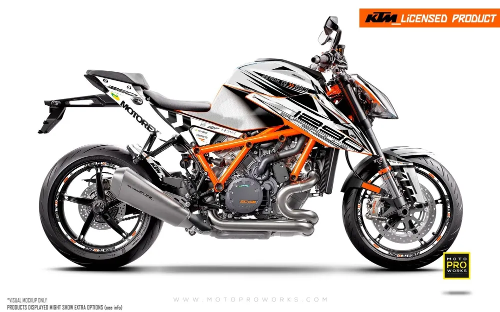 KTM 1290 Super Duke R 2020-2023 - "Vortex" (Wit)