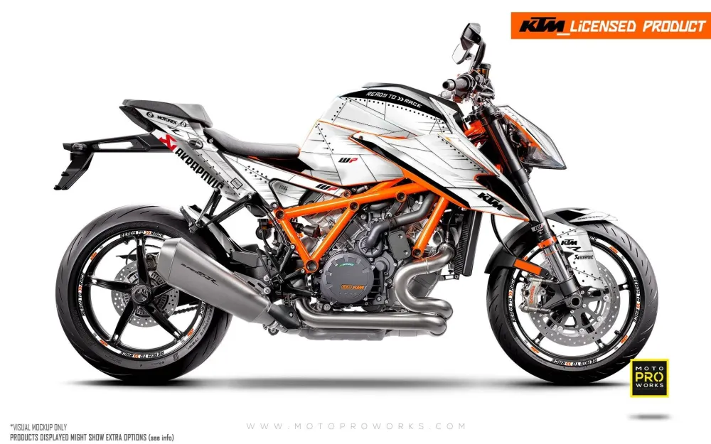 KTM 1290 Super Duke R GRAPHICS - "Liberty" (Sneeuw)