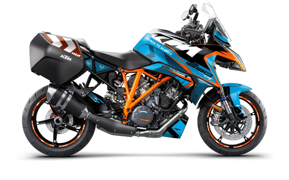 KTM 1290 Super Duke GT GRAPHICS - "Rasorblade" (Blauw)