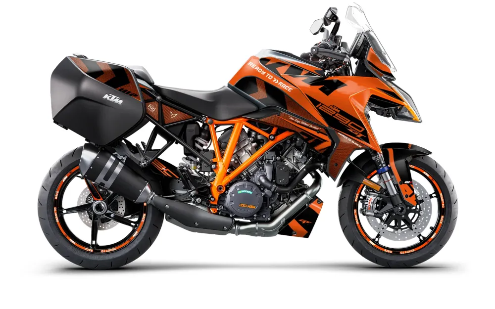 KTM 1290 Super Duke GT GRAPHICS - "Rasorblade" (Oranje)