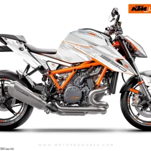 KTM 1290 Super Duke R GRAPHICS - "Ripple" (Wit)