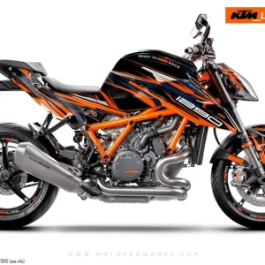 KTM 1290 Super Duke R GRAPHICS - "Ripple" (Oranje)