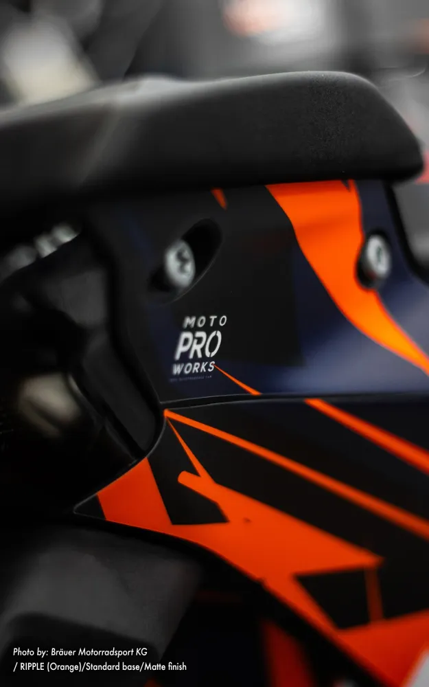 KTM 1290 Super Duke R GRAPHICS - "Ripple" (Oranje)