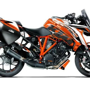 KTM 1290 Super Duke GT GRAPHICS - "Torque" (Wit/Oranje)