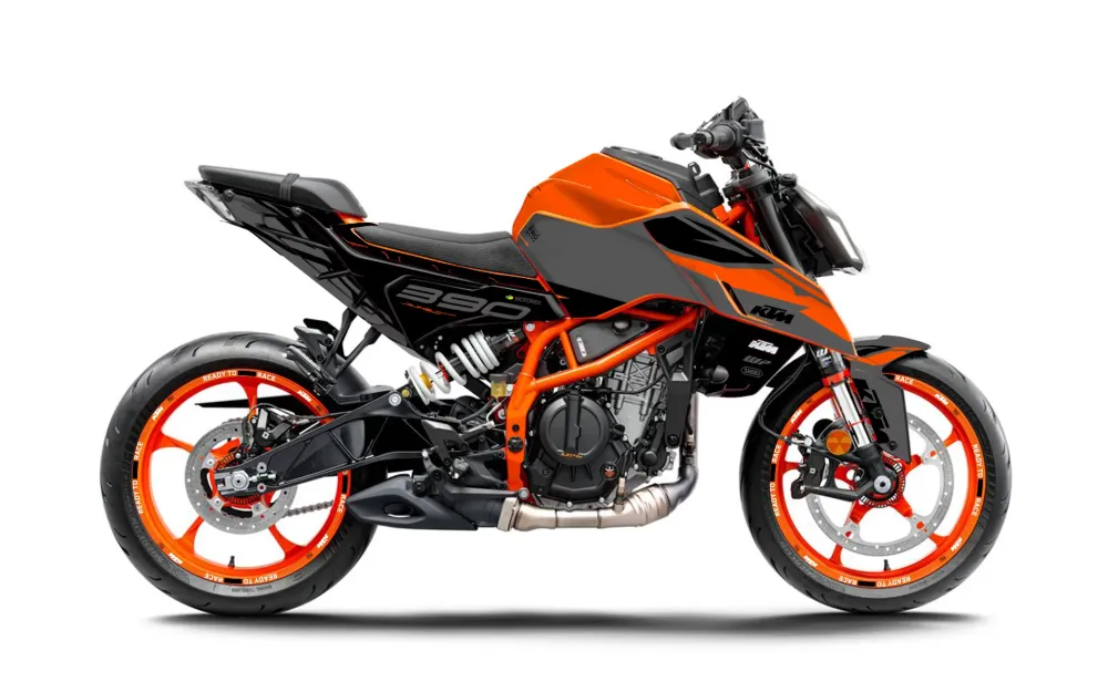 KTM 200/250 Duke GRAPHICS - “Fuse" (Oranje)