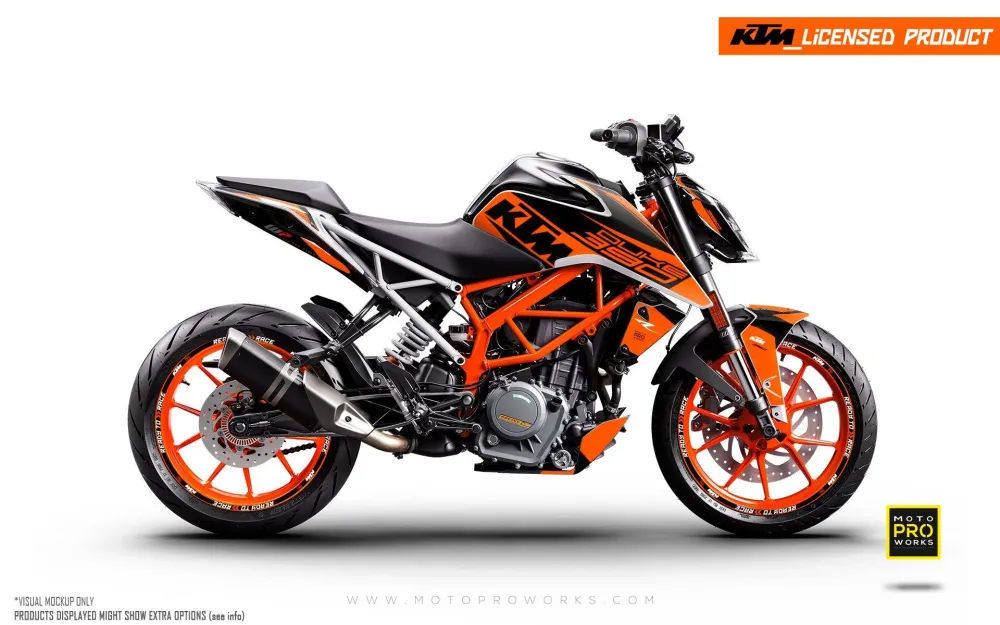 KTM 250 Duke GRAPHICS - "Torque" (Oranje)
