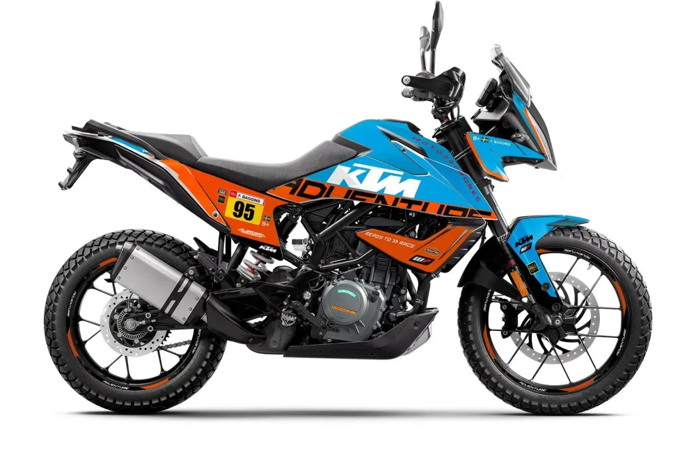 KTM 390 Adventure GRAPHICS - "Waypointer" (Ocean)