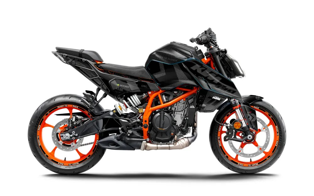 KTM 390 Duke 2024-2025 GRAPHICS - "Rasorblade" (Stealth)