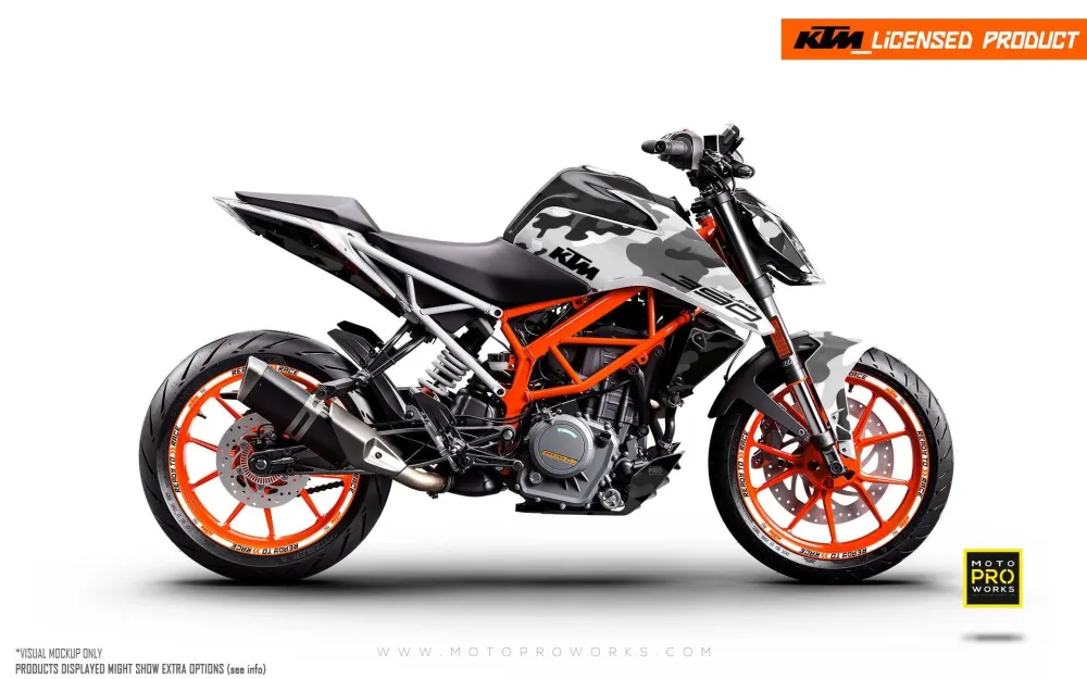 KTM 390 Duke GRAPHICS - "Camo" (Stad)