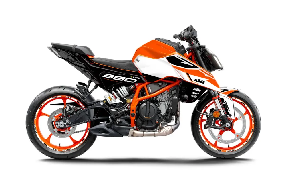 KTM 390 Duke GRAPHICS - "Fuse" (Wit)