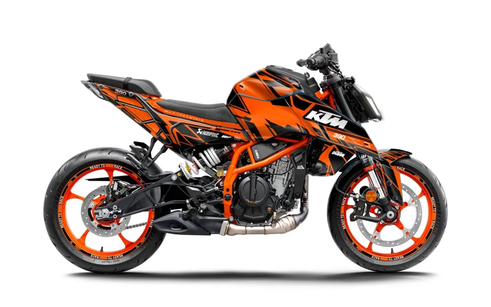 KTM 390 Duke GRAPHICS - "Pulse" (Oranje)