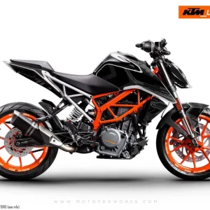 KTM 390 Duke GRAPHICS - "Rasorblade" (Stealth)