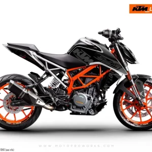 KTM 390 Duke GRAPHICS - "Torque" (Zwart)