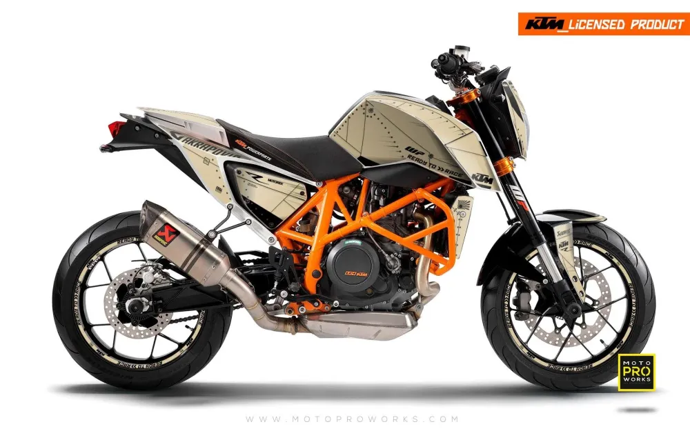 KTM 690 Duke GRAPHICS - "Liberty" (Sand)