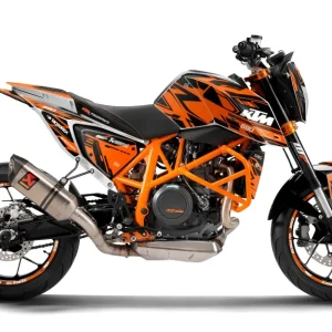 KTM 690 Duke GRAPHICS - "Pulse" (Oranje)