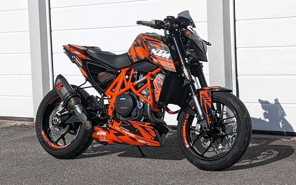 KTM 690 Duke GRAPHICS - "Pulse" (Oranje)